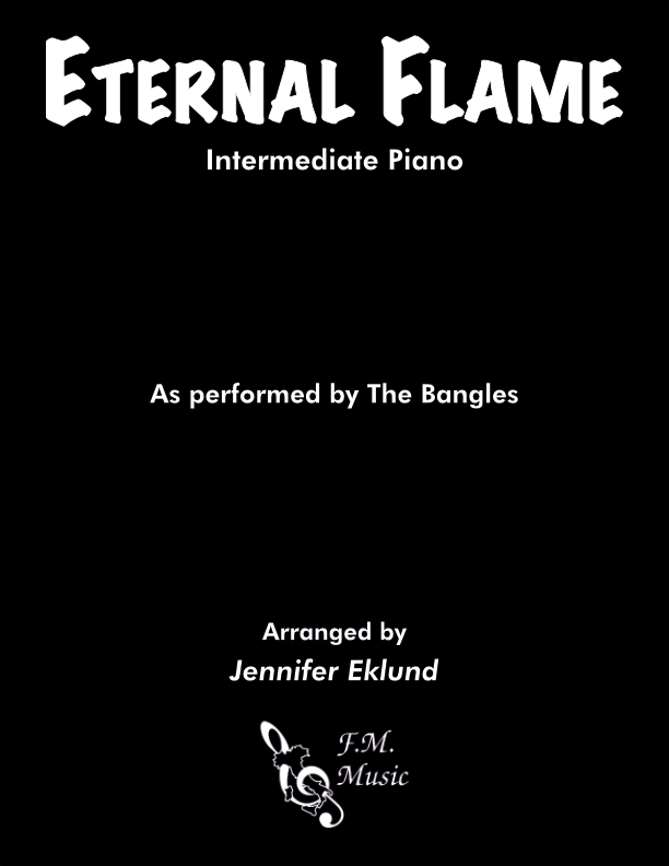 Eternal Flame Intermediate Piano By The Bangles Fm Sheet Music Pop Arrangements By 2745